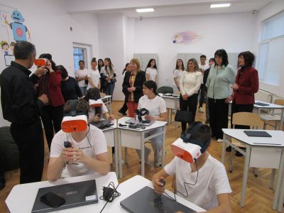 Откриване на СТЕМ център в училище 5